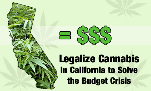 Cannabis supporters in California 